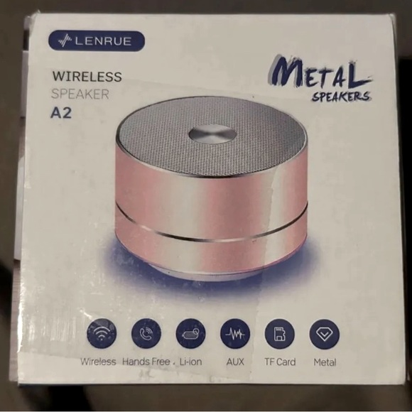 Speaker - Wireless & Bluetooth - Rose Gold/Pink - New - Picture 1 of 2